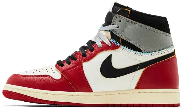 25 Union LA x Air Jordan 1 Retro High OG SP 'Chicago Shadow' Sneakers for Men