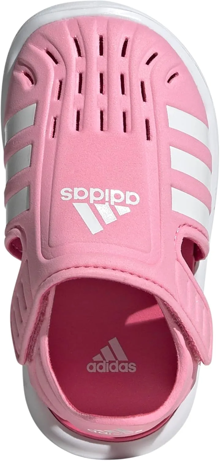 adidas Baby Girls' Summer Closed-Toe Water Slide Sandal