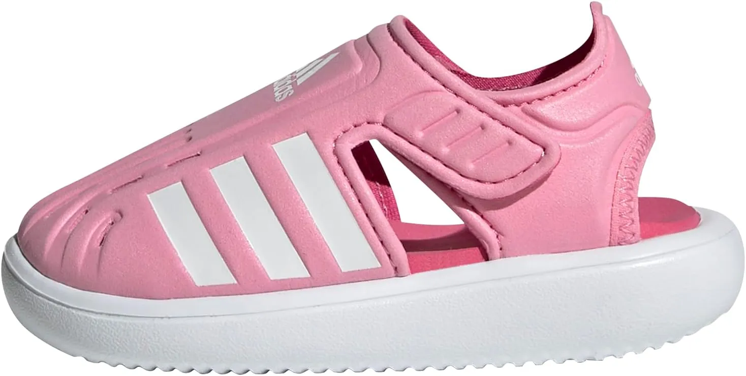 adidas Baby Girls' Summer Closed-Toe Water Slide Sandal