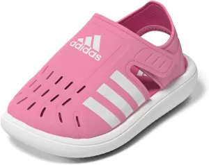 adidas Baby Girls' Summer Closed-Toe Water Slide Sandal