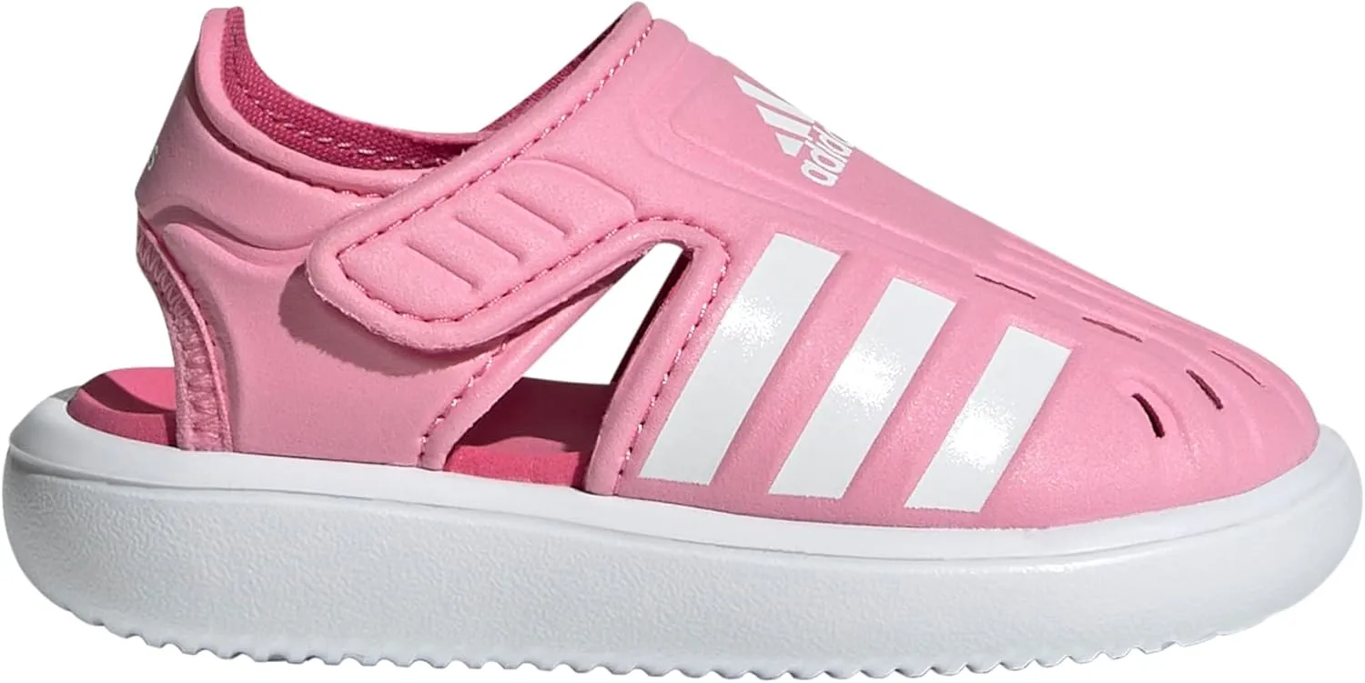 adidas Baby Girls' Summer Closed-Toe Water Slide Sandal