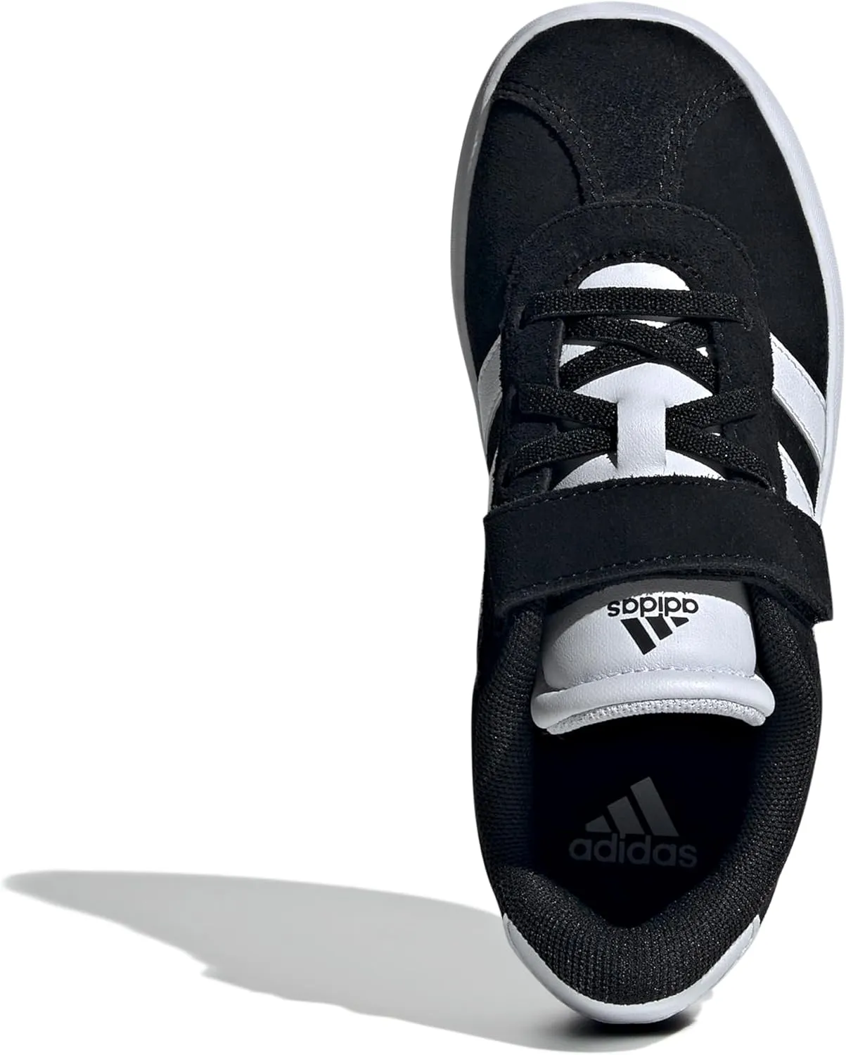 adidas Unisex-Child Vl Court 3.0 Elastic Lace Sneaker, EU