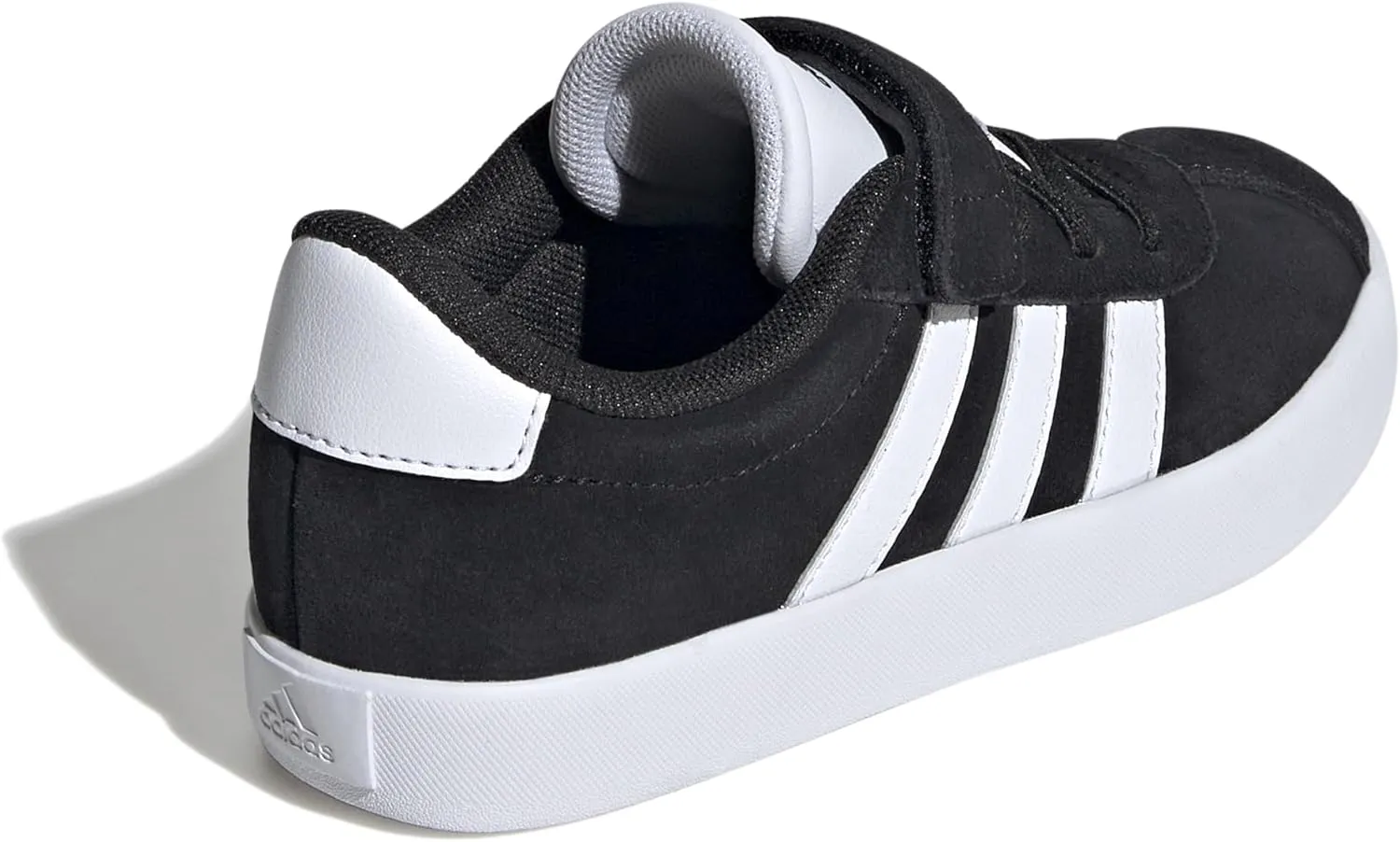 adidas Unisex-Child Vl Court 3.0 Elastic Lace Sneaker, EU