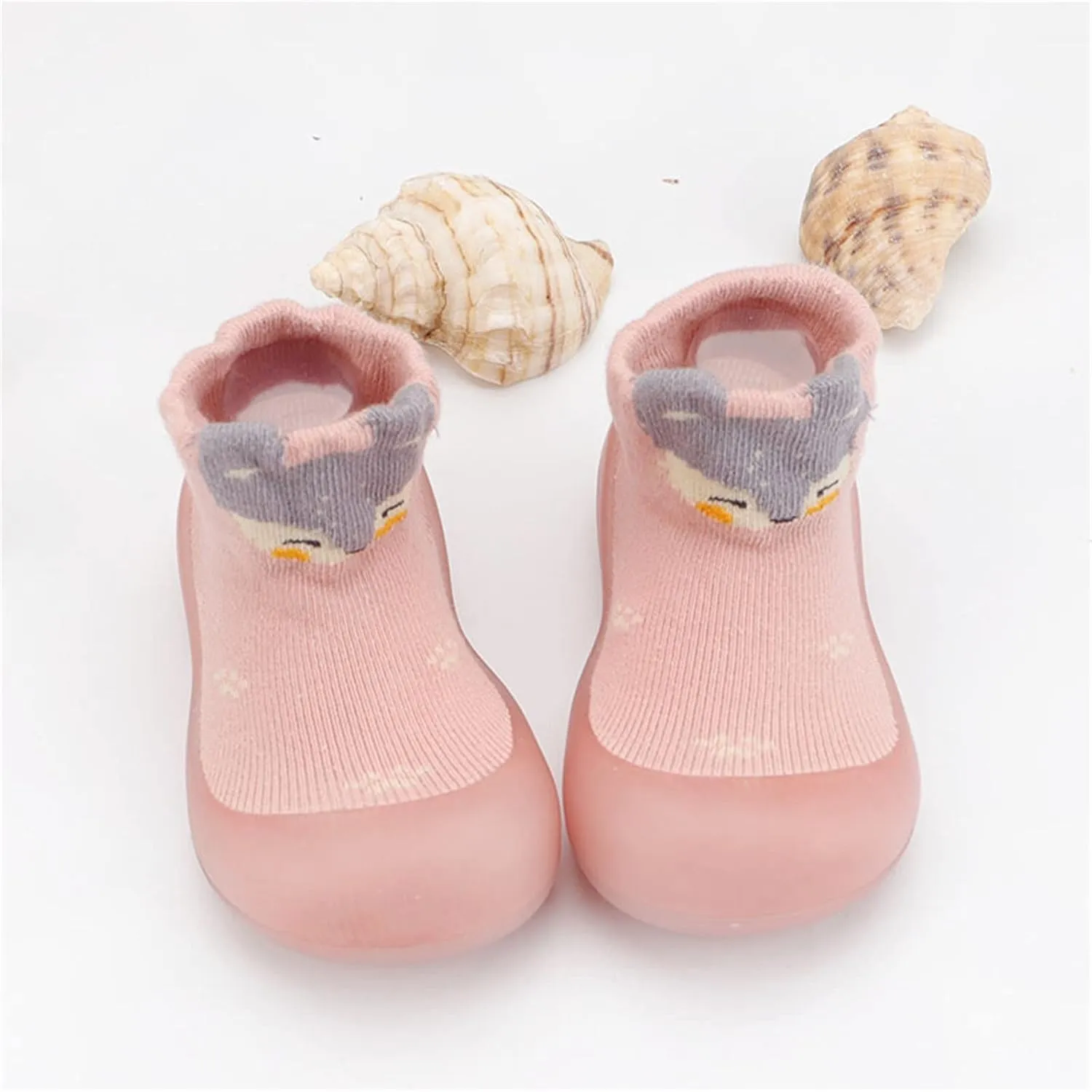 artoon Animal Soft Sole Sneaker for Toddler Baby Infant Sock Shoes Newborn Breathable First Walking Indoor Flat Shoes