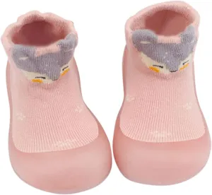 artoon Animal Soft Sole Sneaker for Toddler Baby Infant Sock Shoes Newborn Breathable First Walking Indoor Flat Shoes