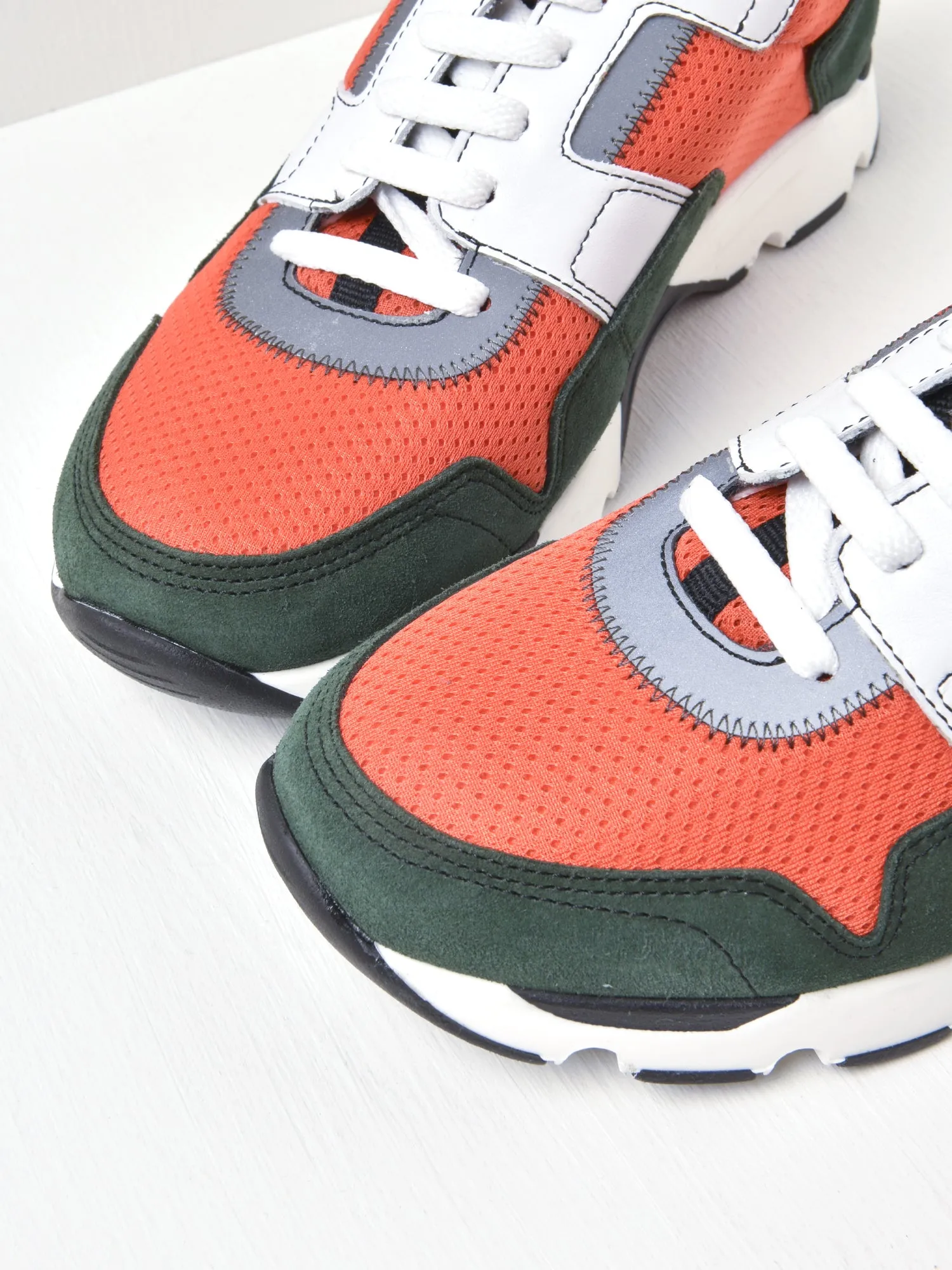 AT488_FLUO ORANGE/DARK PETROL