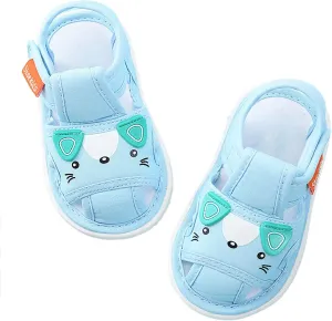 Baby Boy Girl Sandals Infant Cute Cartoon Shoes Lightweight Non-Slip Flats Soft Bottom Non Slip Open Toe Sandals