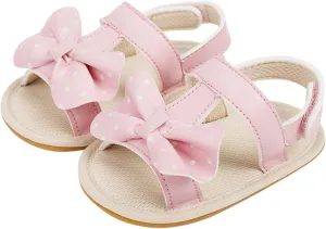 Baby Boy Sandals Comfort Premium Summer Outdoor Casual Beach Shoes With Flower Bowknot Anti Slip Rubber Sole Shoes