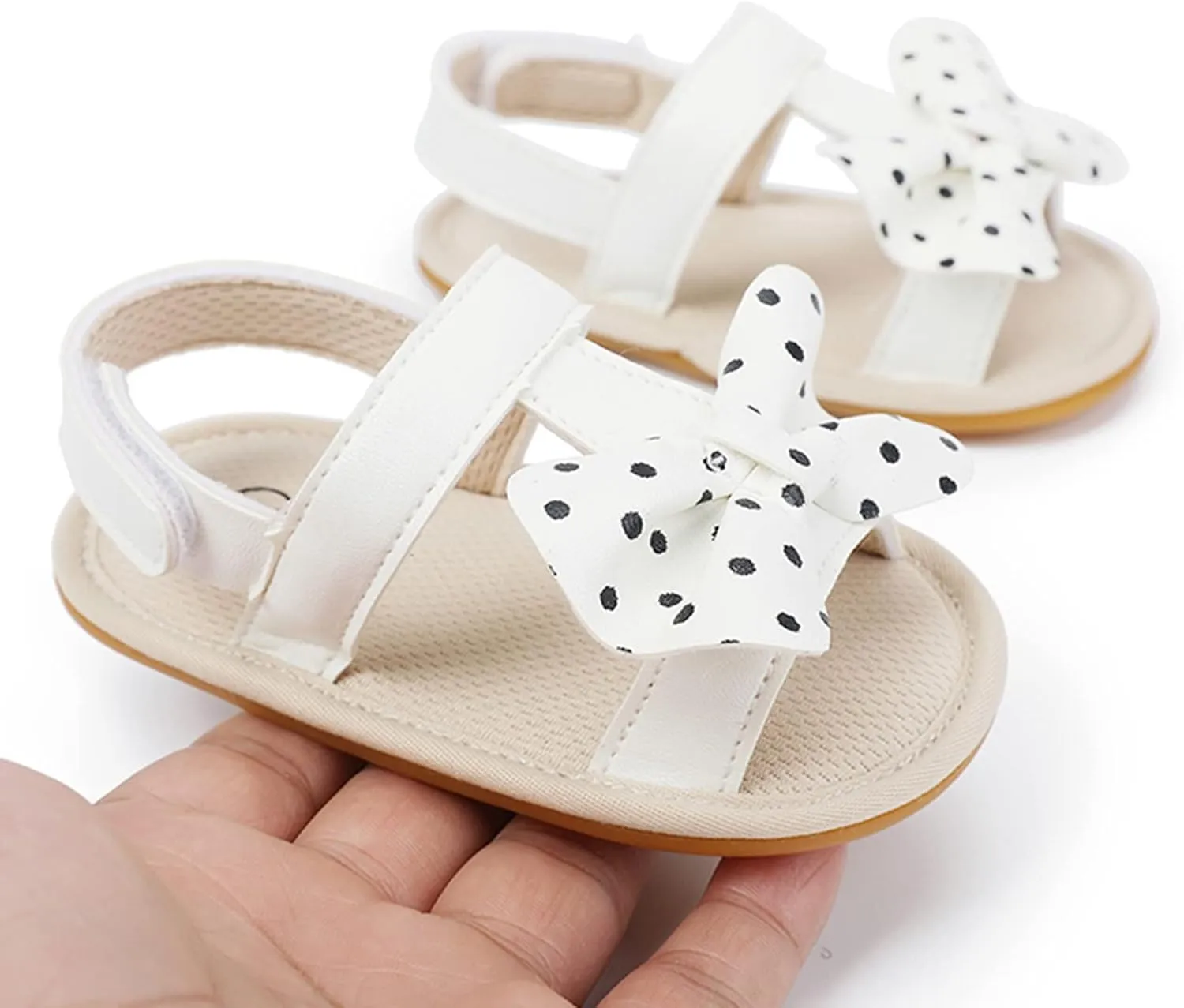 Baby Boy Sandals Comfort Premium Summer Outdoor Casual Beach Shoes With Flower Bowknot Anti Slip Rubber Sole Shoes