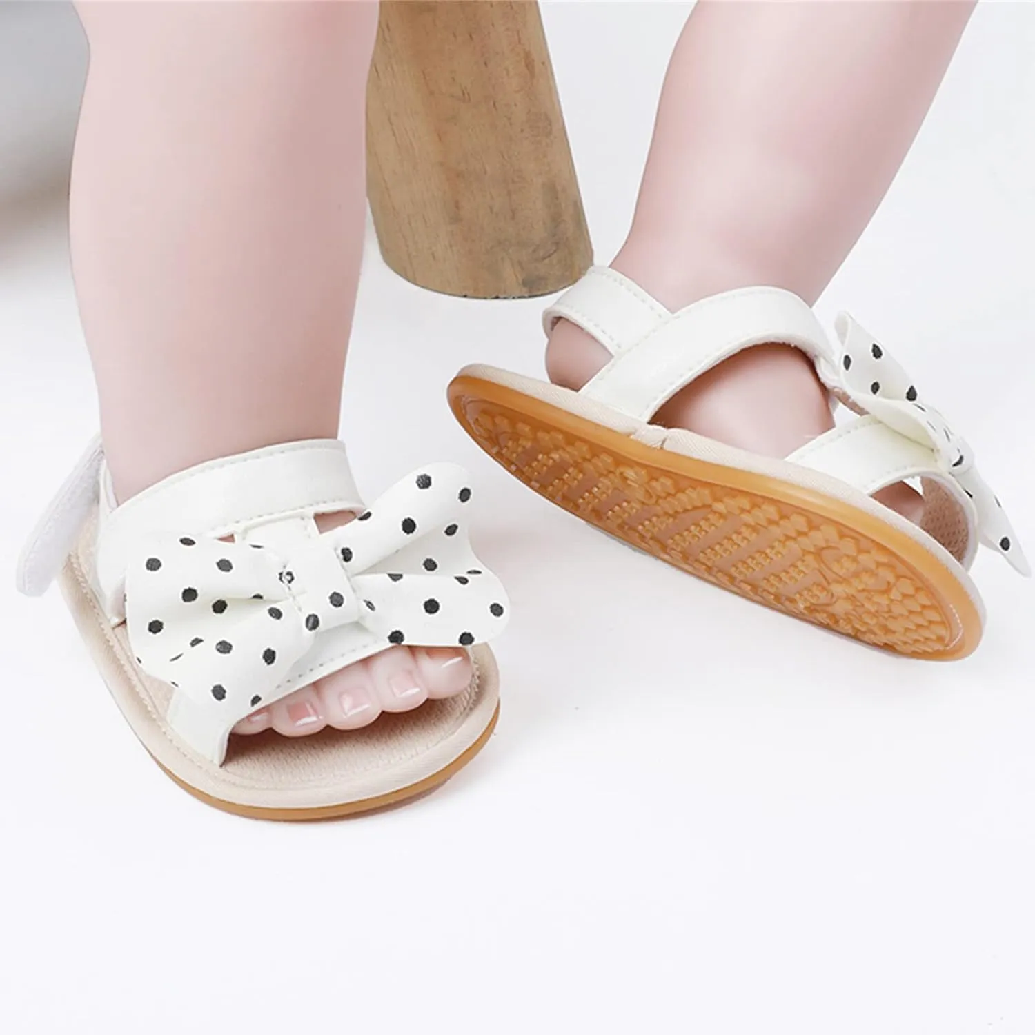Baby Boy Sandals Comfort Premium Summer Outdoor Casual Beach Shoes With Flower Bowknot Anti Slip Rubber Sole Shoes