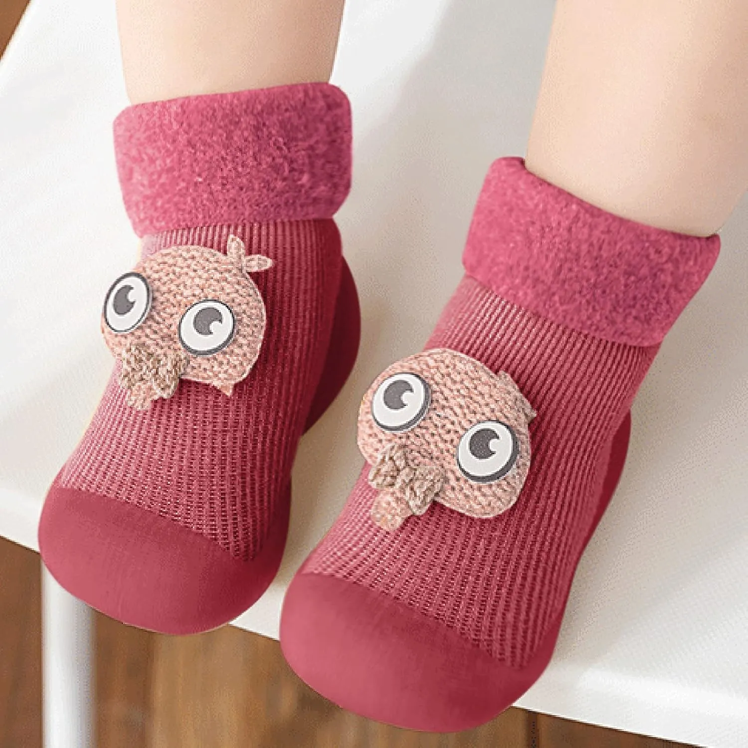 Baby Boy Toddler Shoes Sole Socks Solid Girls Baby Kids Rubber Boys Warm Soft Knit Stocking Toddler Shoe 9 Boy