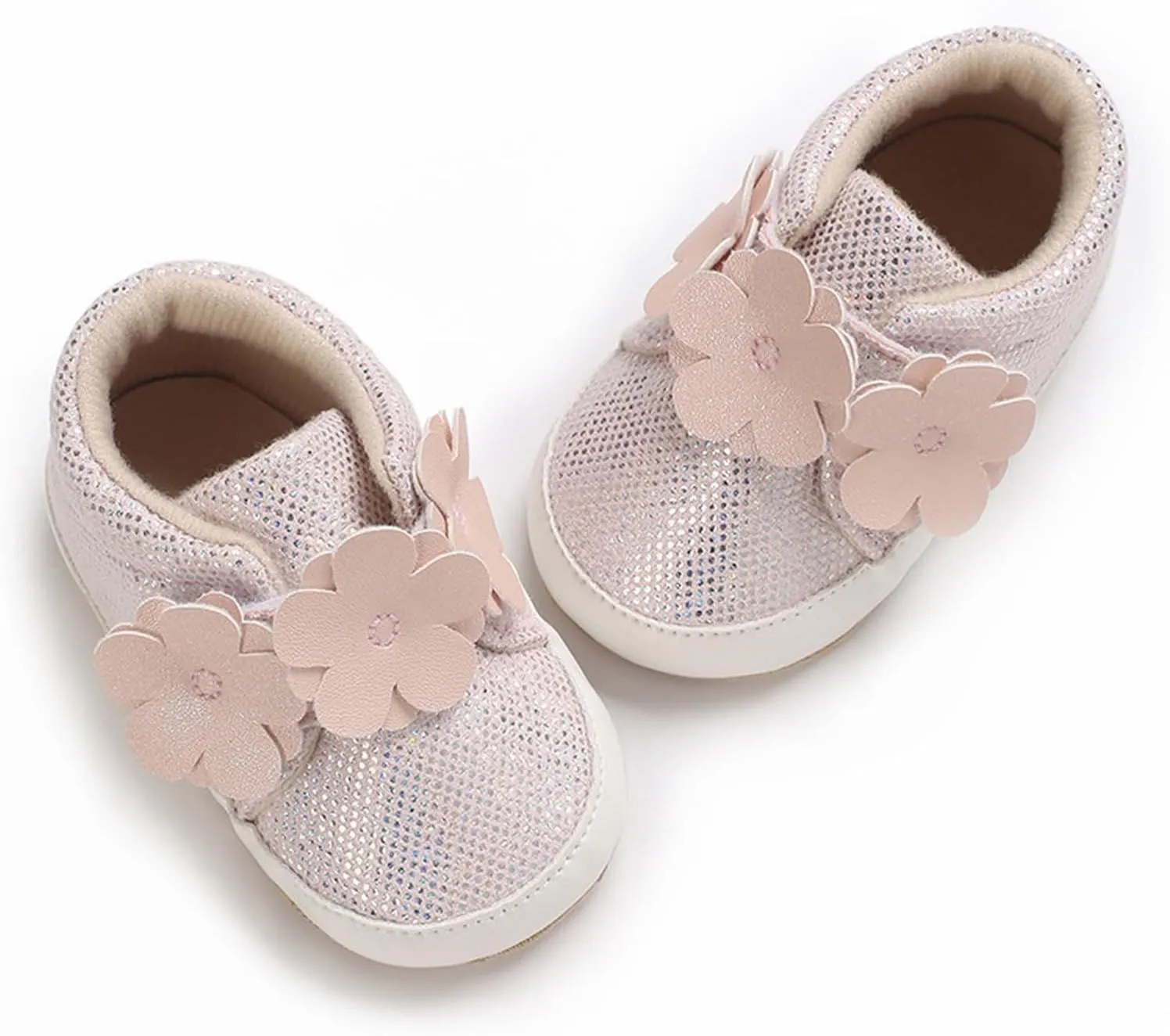 Baby Boys Girls High Top Sneakers Soft Soles Anti Infant Ankle Shoes Toddler Prewalker Crib Shoes Big Girls