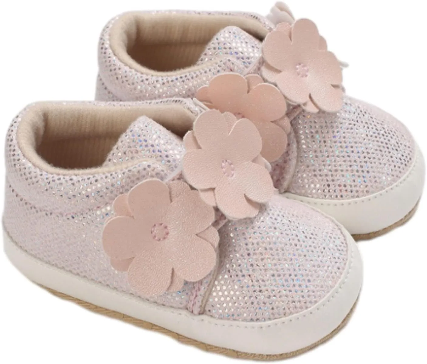 Baby Boys Girls High Top Sneakers Soft Soles Anti Infant Ankle Shoes Toddler Prewalker Crib Shoes Big Girls