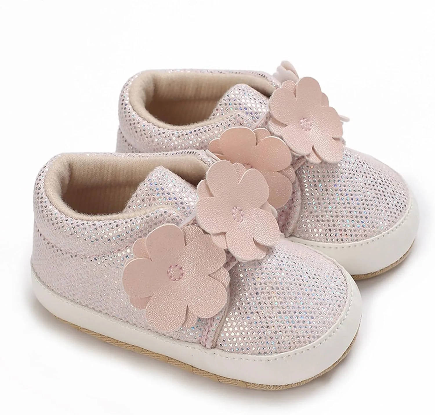 Baby Boys Girls High Top Sneakers Soft Soles Anti Infant Ankle Shoes Toddler Prewalker Crib Shoes Big Girls