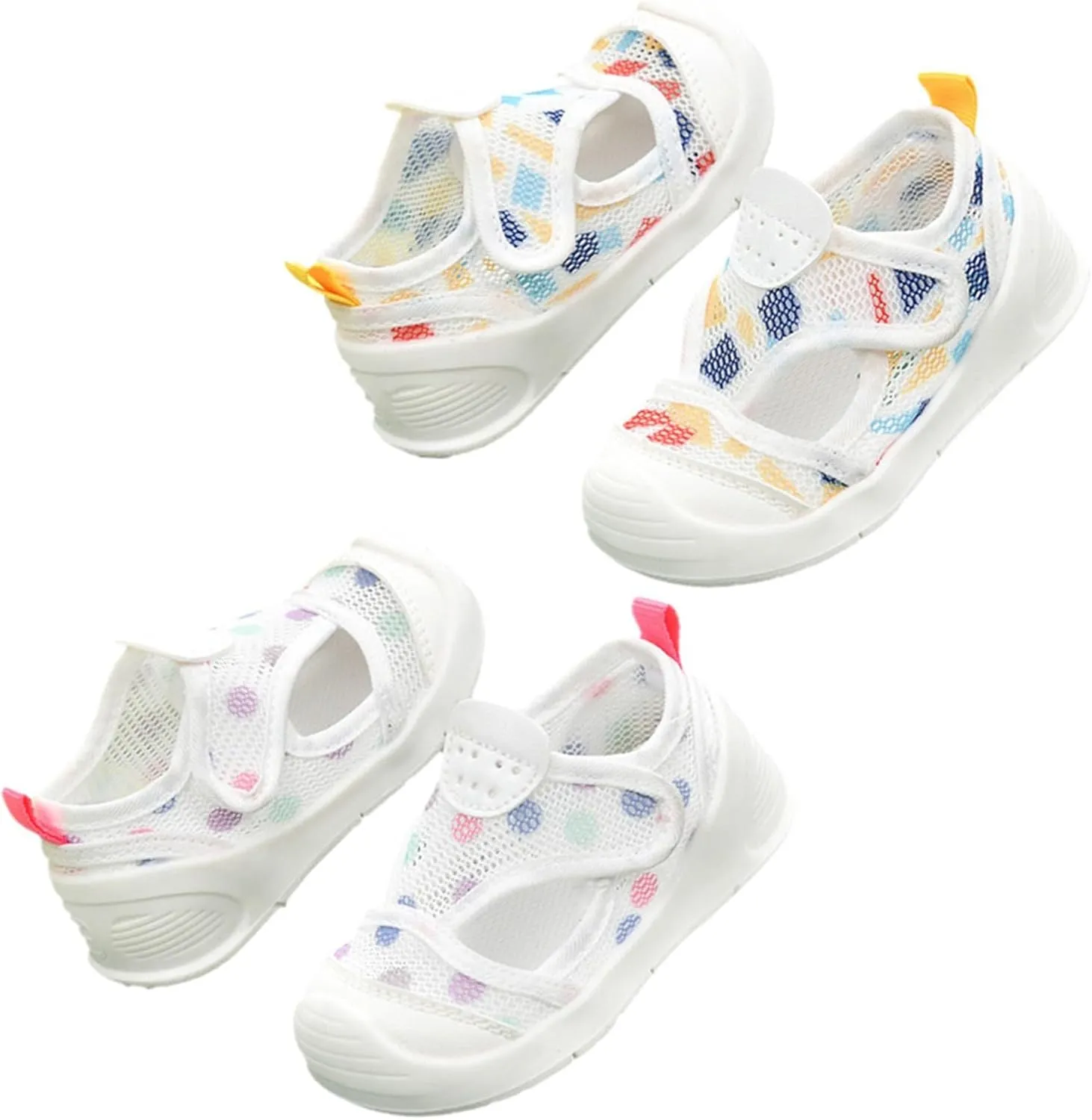 Baby Boys Girls Mesh Breathable Sandals Infant Closed Toe Soft Bottom Sneaker Summer Casual Shoes