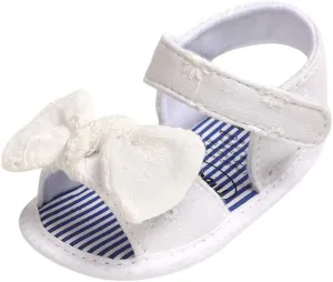 Baby Boys Girls Princess Sandals Cotton Anti-Slip Soft Sole 0-18M Infant Summer Outdoor Shoes Toddler First Walkers
