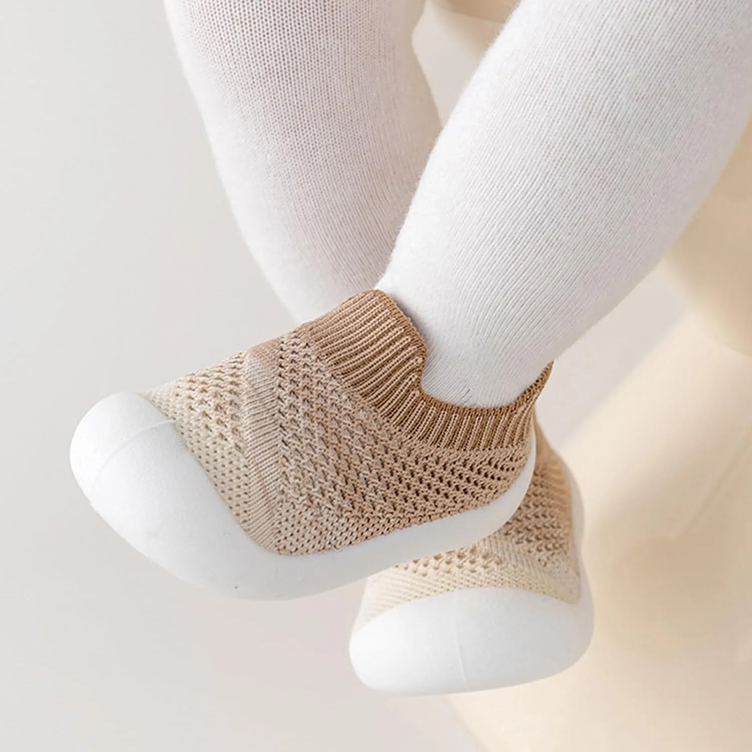 Baby Boys Girls Summer Casual Sandals Toddler Infant Knitted Gradient Color Breathable Soft Sole Rubber Flats Shoes