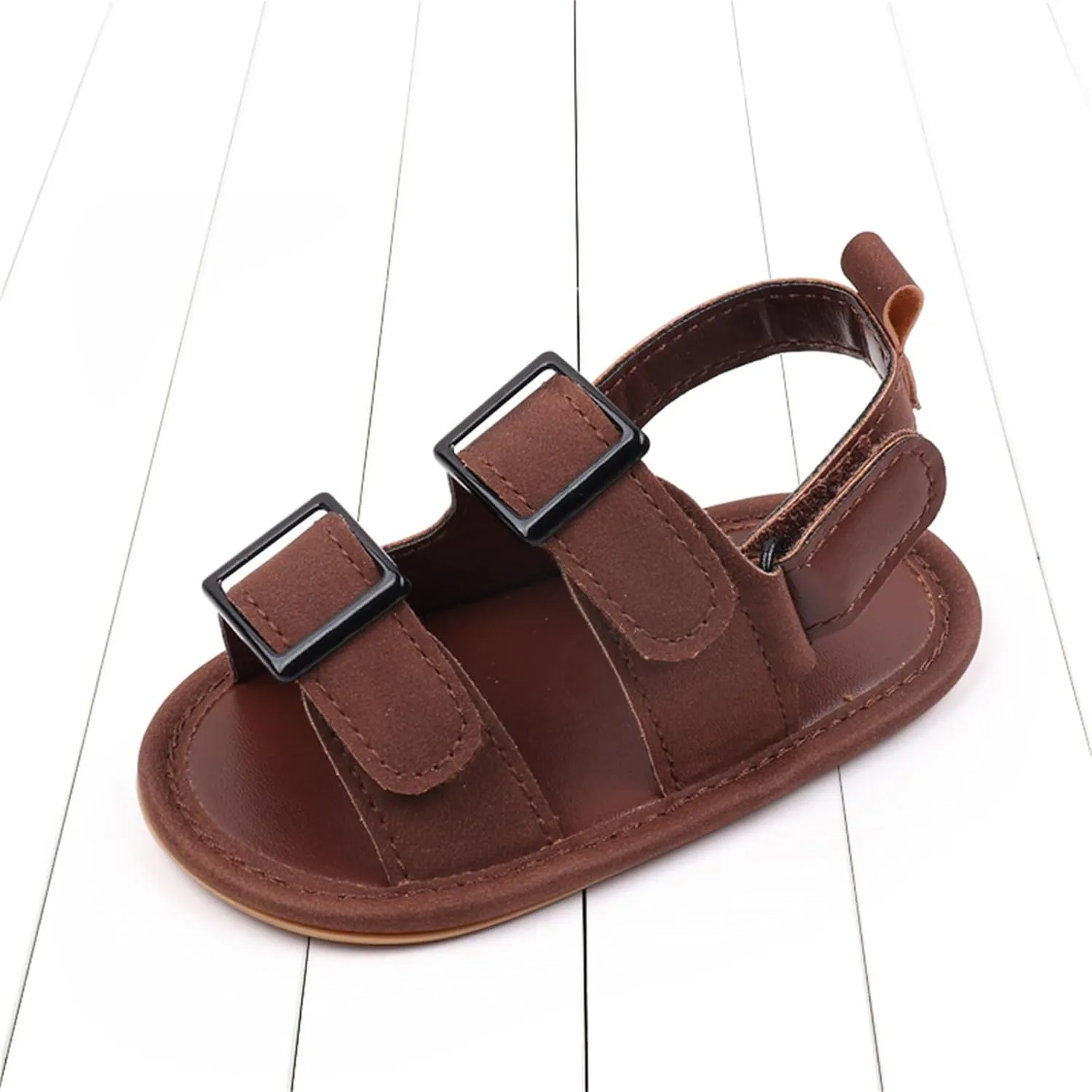 Baby Boys Girls Summer Sandals Outdoor Beach Non-Slip Soft Sole Beach Sandals Newborn Toddler First Walking Shoes