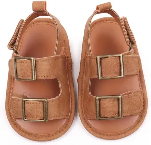 Baby Boys Girls Summer Sandals Outdoor Beach Non-Slip Soft Sole Beach Sandals Newborn Toddler First Walking Shoes