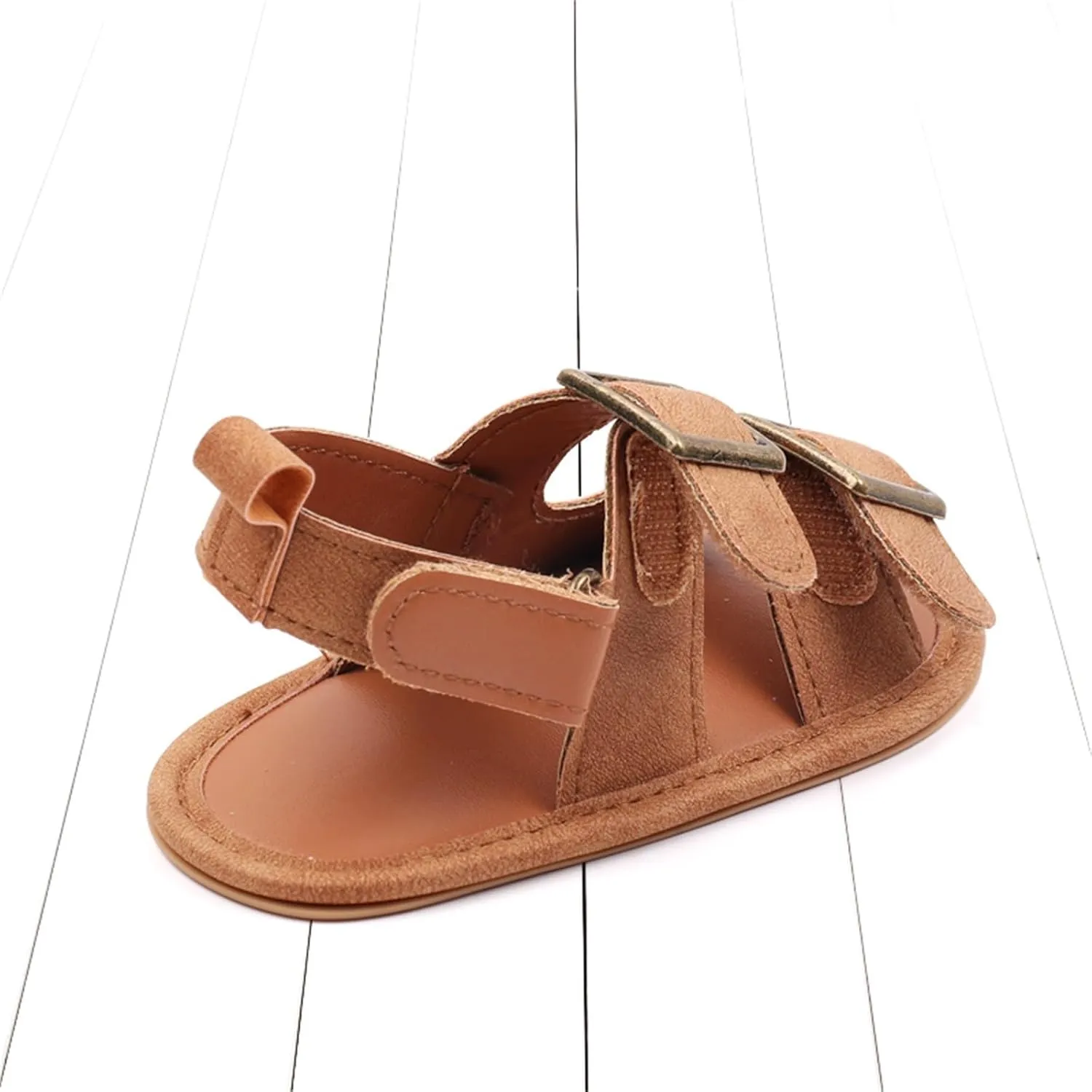 Baby Boys Girls Summer Sandals Outdoor Beach Non-Slip Soft Sole Beach Sandals Newborn Toddler First Walking Shoes