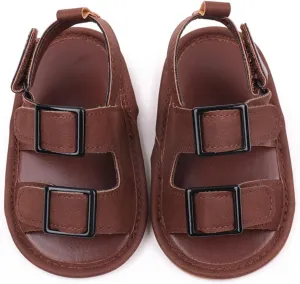 Baby Boys Girls Summer Sandals Outdoor Beach Non-Slip Soft Sole Beach Sandals Newborn Toddler First Walking Shoes