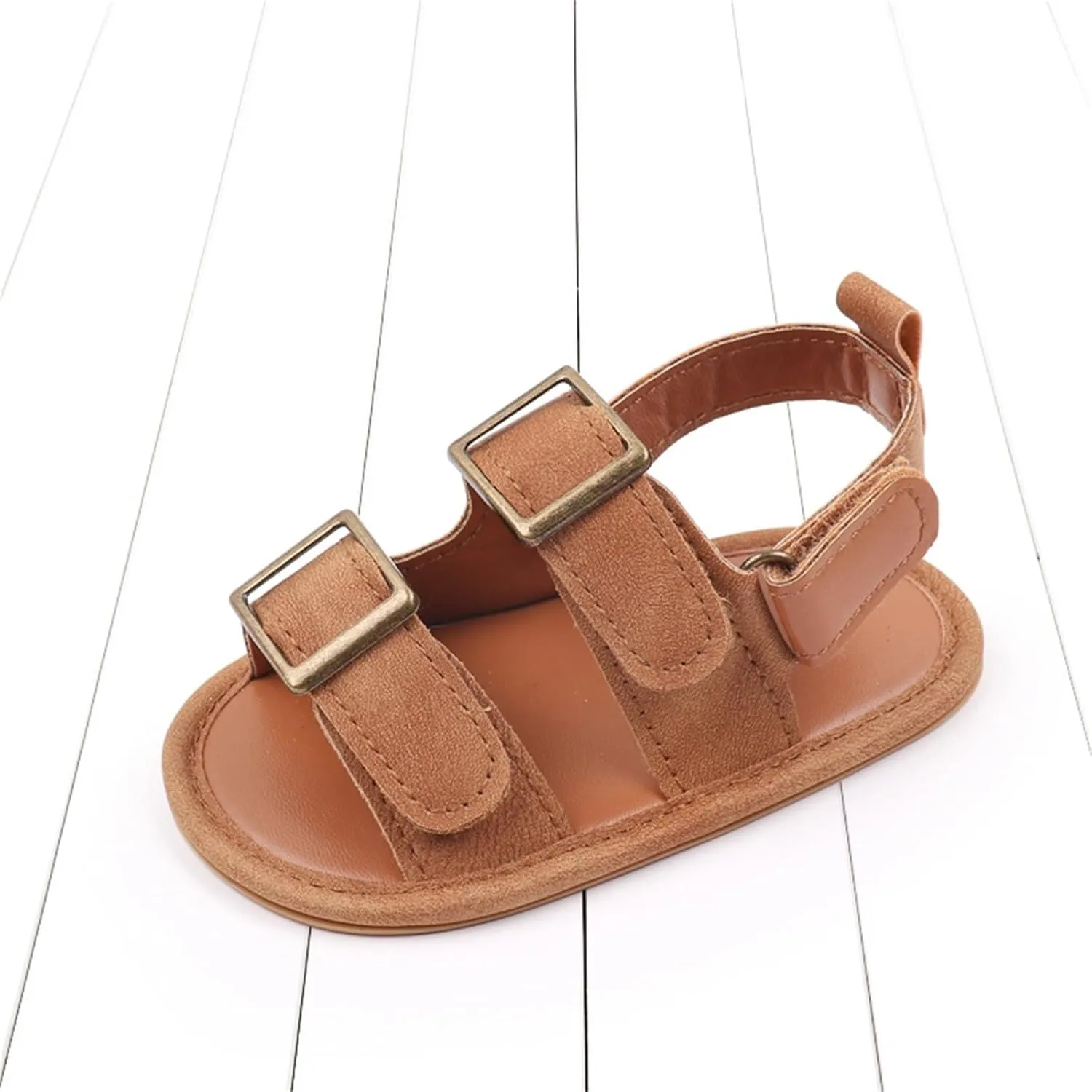 Baby Boys Girls Summer Sandals Outdoor Beach Non-Slip Soft Sole Beach Sandals Newborn Toddler First Walking Shoes