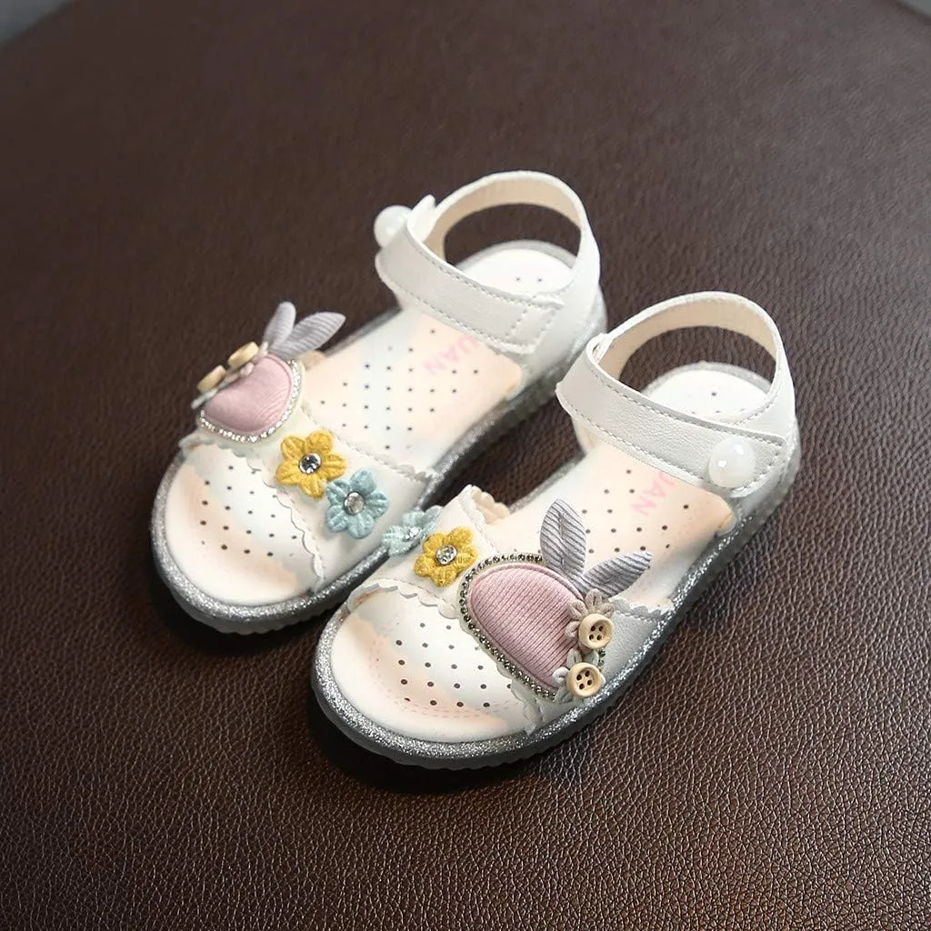 Baby Girl Shoes 18m Kids Shoes Cute Girls Rabbit Princess Soft Baby Beach Infant Toddler Sandals Baby Infant Water Socks