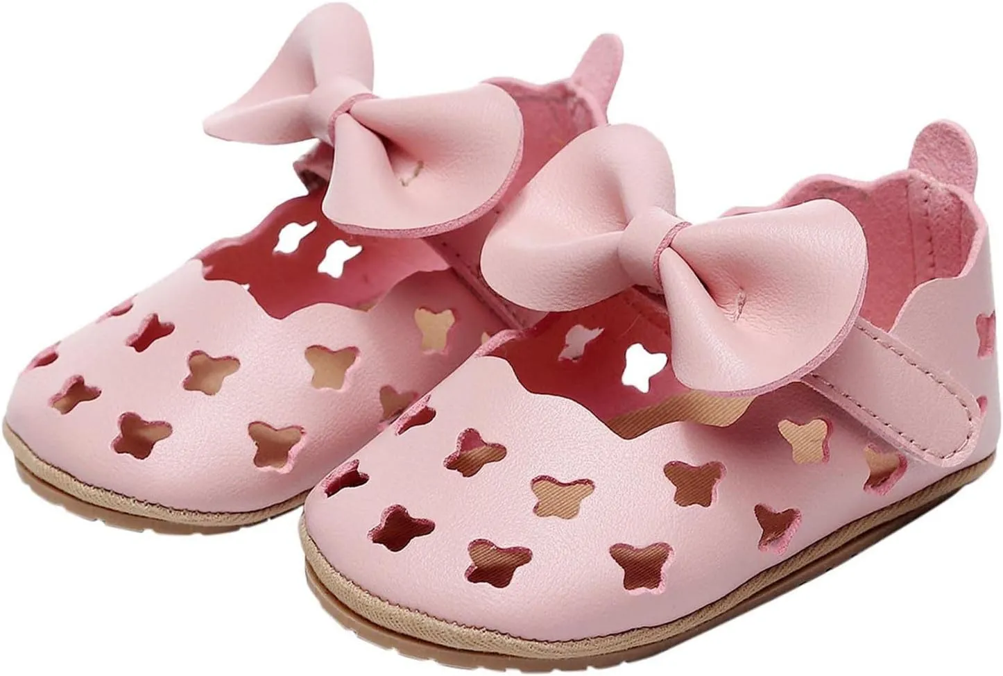 Baby Girls Boys Sandals Infant Toddler Shoes Anti-Slip Soft Sole Breathable Flat Shoes Casual Summer (Pink, 6 Toddler)
