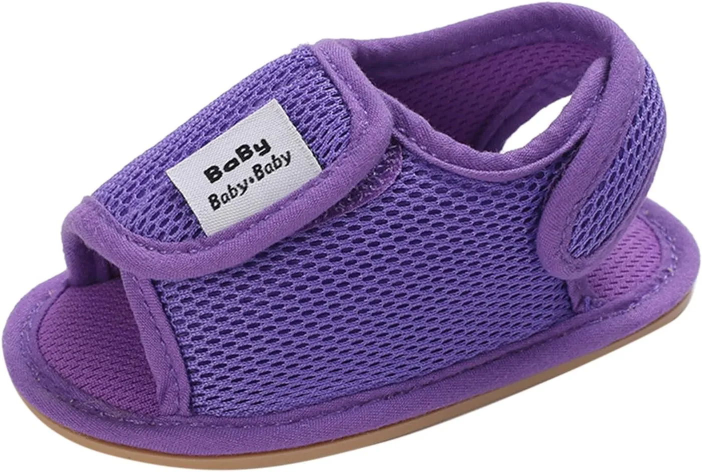 Baby Girls Boys Sandals Infant Toddler Shoes First Walkers Prewalkers Mesh Soft Sole Sneakers Casual (Purple, 5 Infant)