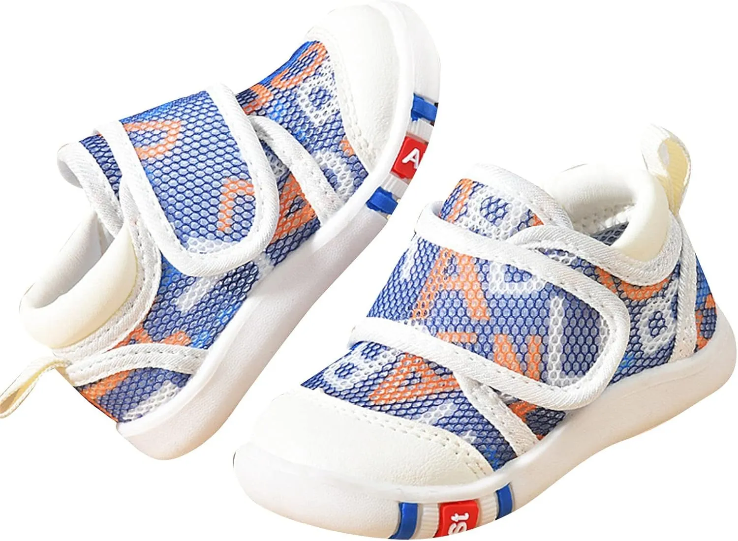 Baby Girls Boys Sandals Infant Toddler Shoes First Walking Shoes Mesh Soft Sole Breathable Sneakers (Blue, 8 Toddler)