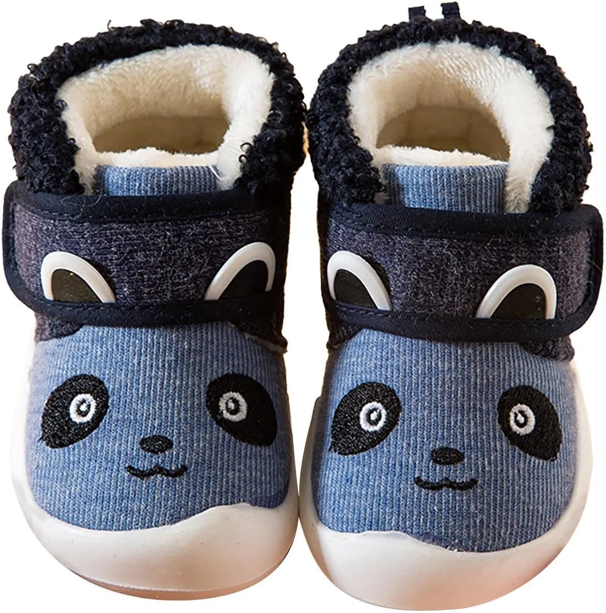 Baby Girls Boys Sneakers Winter Non Slip Card Panda Cartoon Warm Toddler Soft Bottom Shoes Shoes Kids Girls