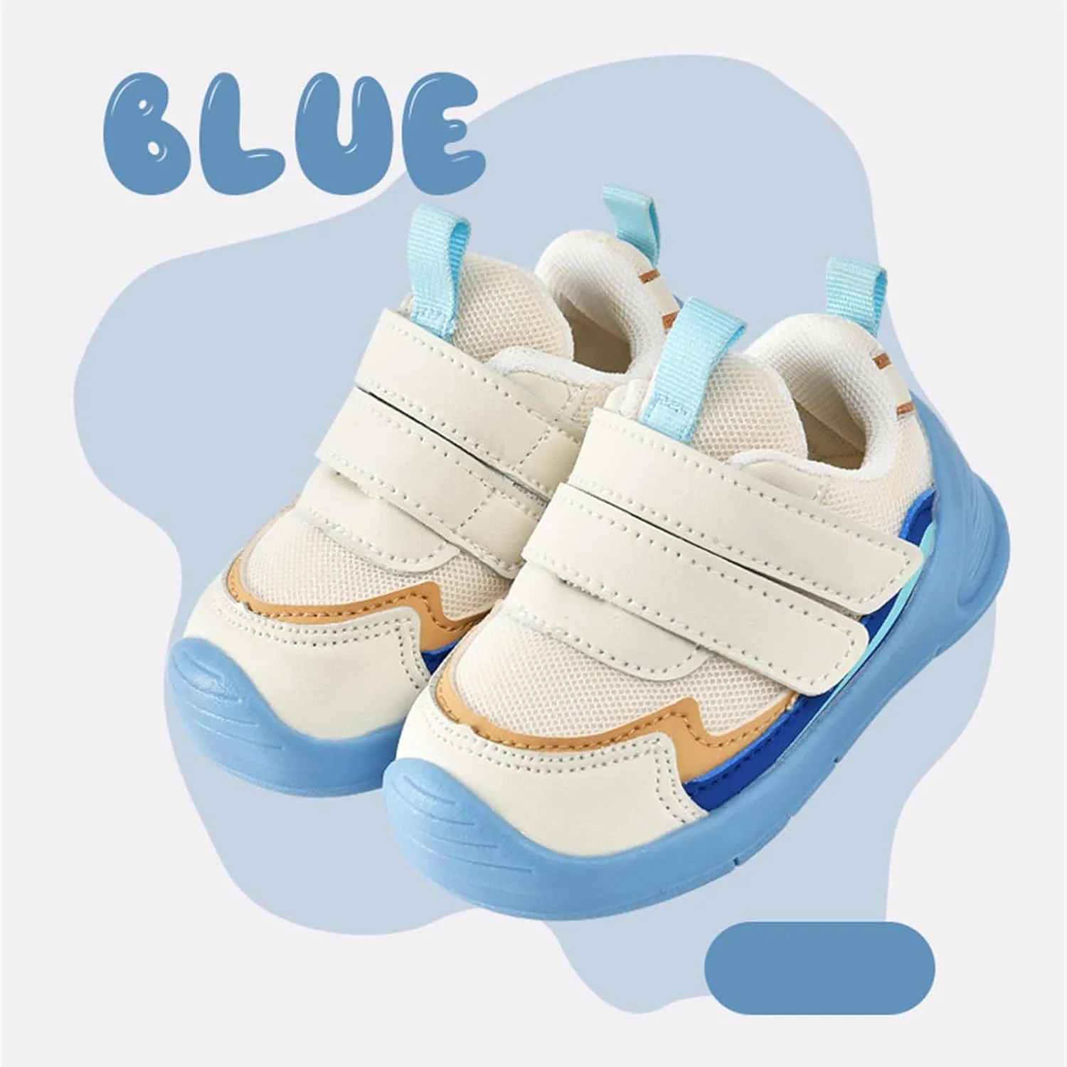 Baby Girls Boys' Sports Shoes Soft Sole Anti Kick Through Shoes Lightweight Walking Shoes