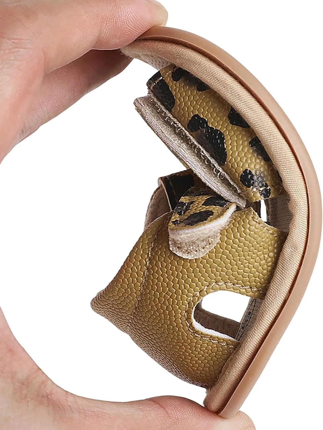 Baby Girls Sandals Soft Rubber Princess Flat Shoes Breathable Non Slip Flower Leopard Print Little Girl Sandals