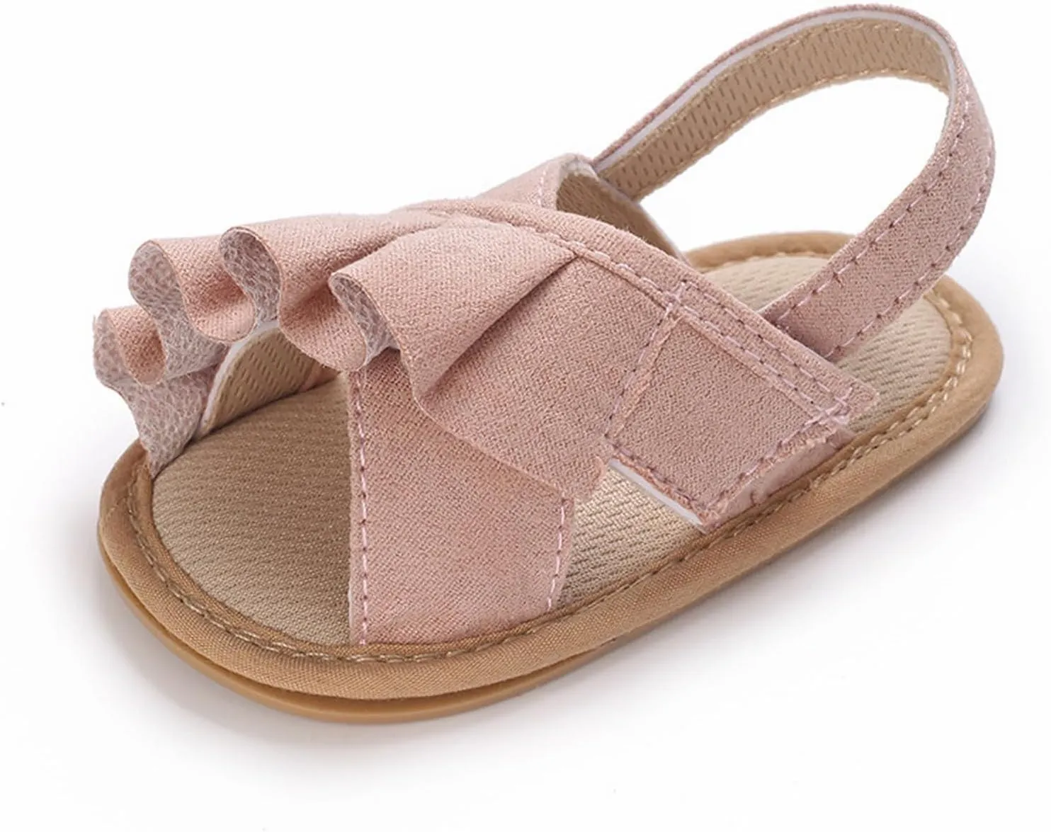 Baby Girls Sandals Soft Sole Infant Indoor Slippers Open Toe Comfort Toddler Summer Princess Shoes 6 9 12 Months