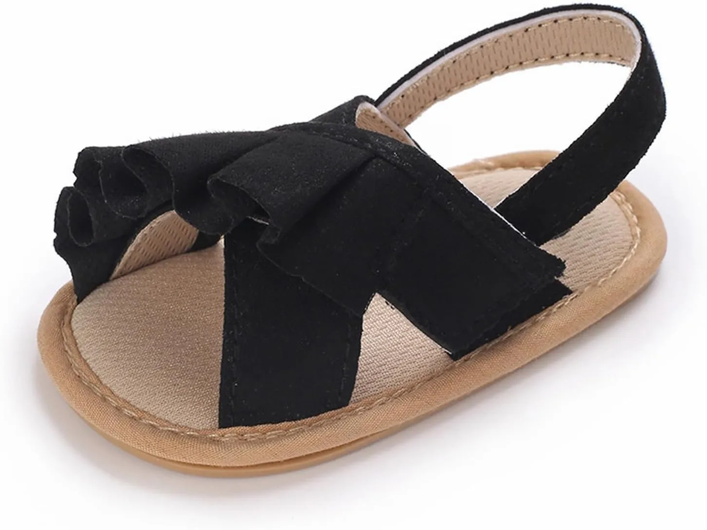 Baby Girls Sandals Soft Sole Infant Indoor Slippers Open Toe Comfort Toddler Summer Princess Shoes 6 9 12 Months