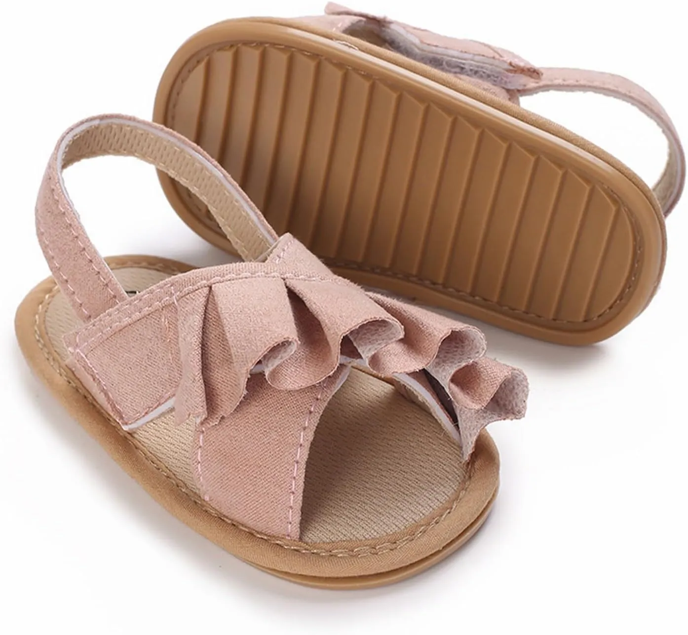 Baby Girls Sandals Soft Sole Infant Indoor Slippers Open Toe Comfort Toddler Summer Princess Shoes 6 9 12 Months