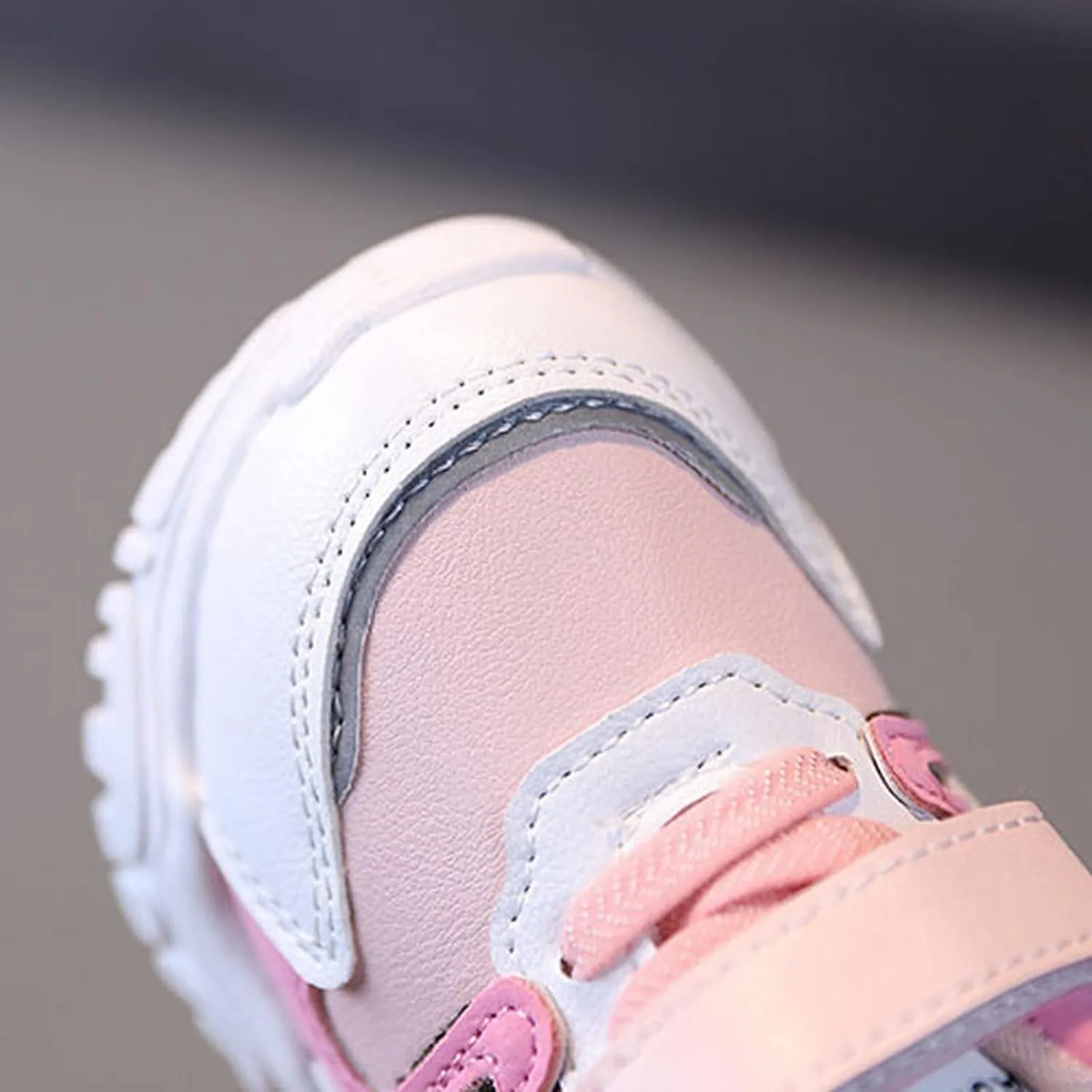 Baby Kids Mesh Sneakers Toddler Boys Girls Lace-up Tennis Fall Anti Slip Outdoor Walking Casual Sport Shoes