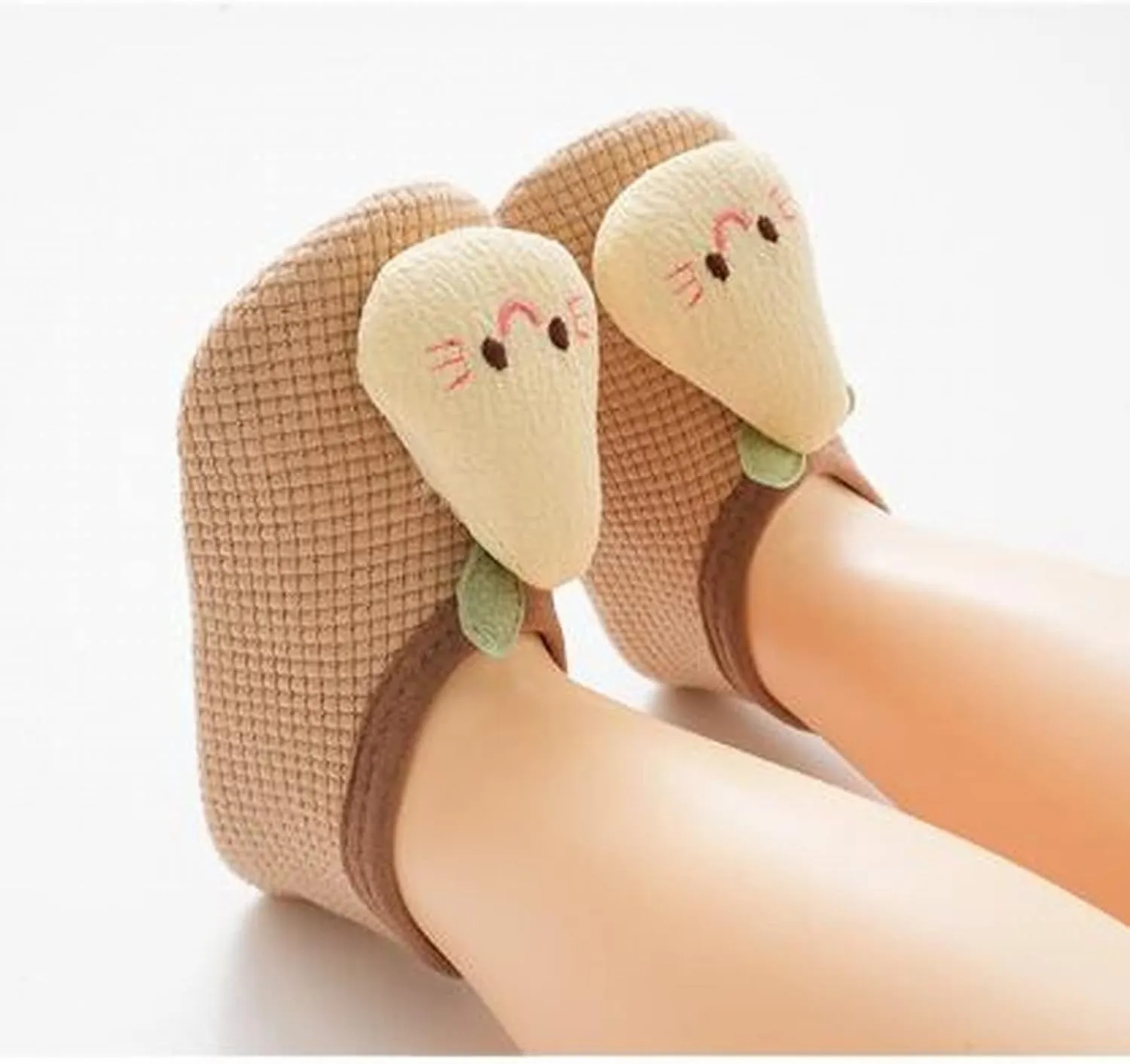 Baby Shoes Baby Cotton Sandals Light Soft Sole Toddler Sandals Unisex with Decoration for Children Sneaker Slippers