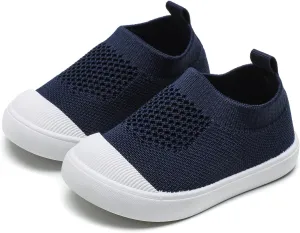 Baby Sneakers Toddler First-Walking Breathable Mesh Shoes Boys Girls Breathable Mesh Sneakers Lightweight Non-Slip Walking Infant Shoes