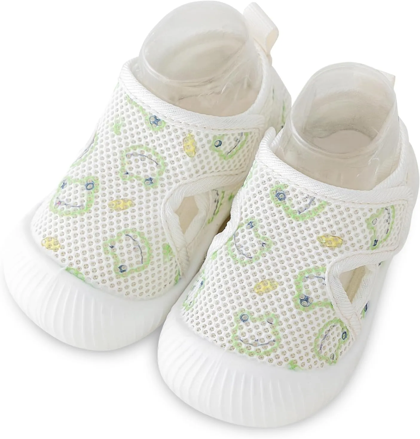 Baby Toddler First Walking Shoes Slip On Soft Sneakers Breathable Mesh Sandals Wide Toe Summer Shoes 6-36 Months