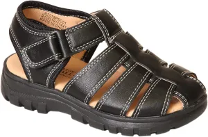 BALL BAND Toddler/Little Kid Jaxon Fisherman Sandals (2, Black, numeric_2)