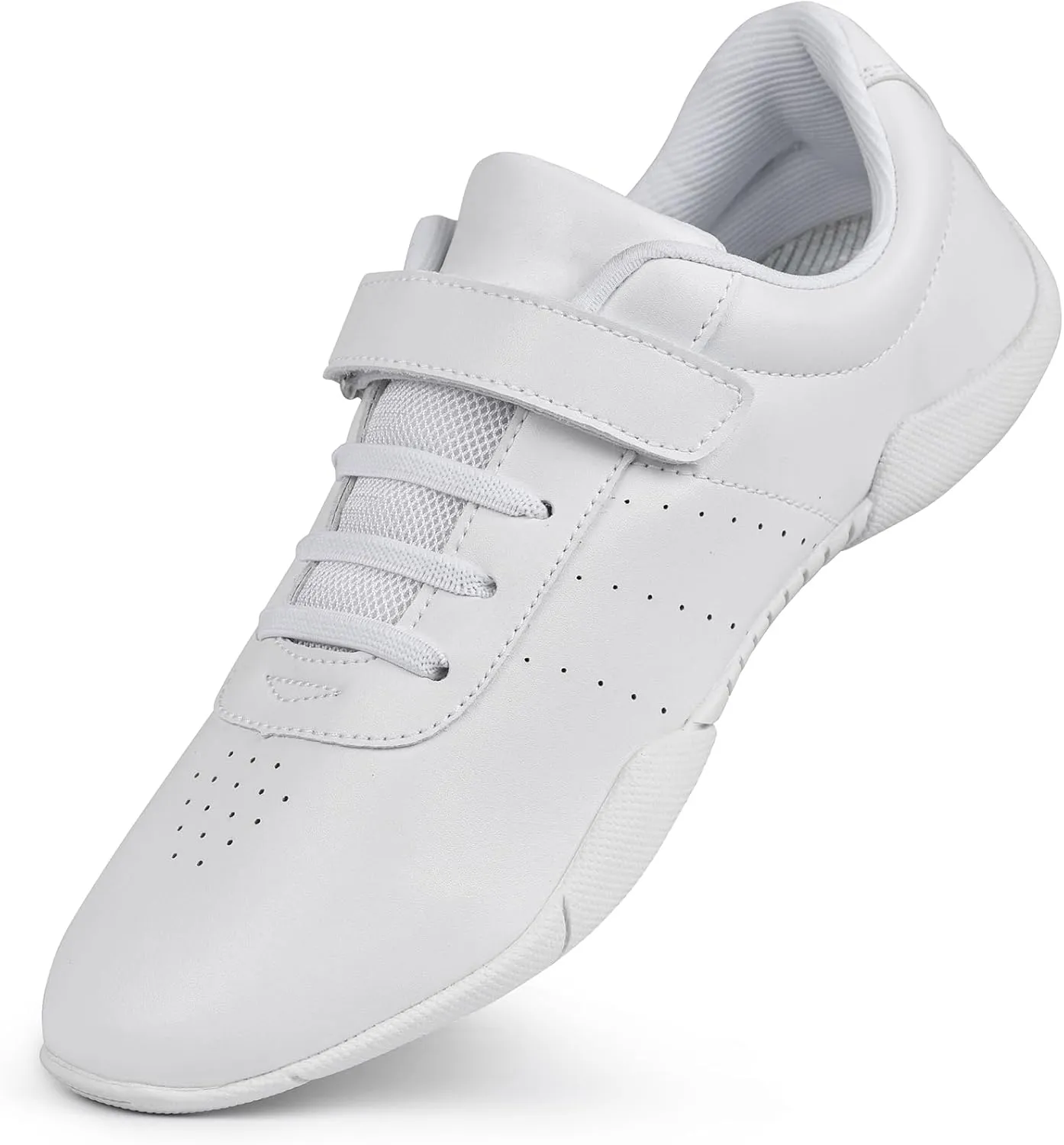 Cheer Shoes Girls White Cheerleading Dance Shoes Athletic Tennis Competition Sport Training Sneakers Youth Lightweight Cheer Shoes