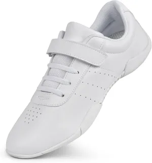 Cheer Shoes Girls White Cheerleading Dance Shoes Athletic Tennis Competition Sport Training Sneakers Youth Lightweight Cheer Shoes
