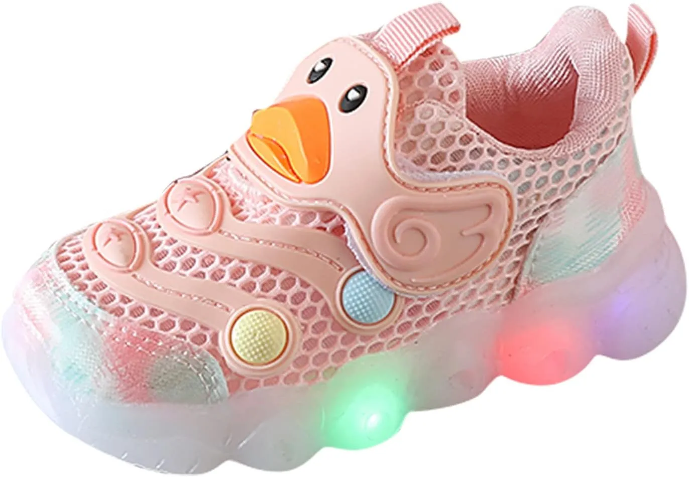 Children Kid Baby Girls Butterfly rystal Led Luminous Sport Run Sneakers Shoes Little Child Shoes Luminous Shoes