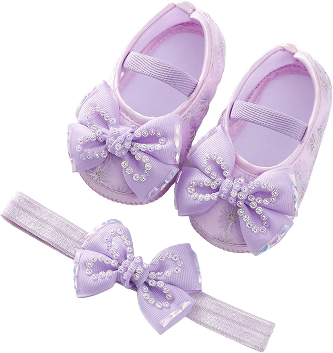 Children Solid Color Sneakers Baby Shoes Fashion Soft Sole Shoes Pearl Dress Flower Princess Shoes Toddler Shoes