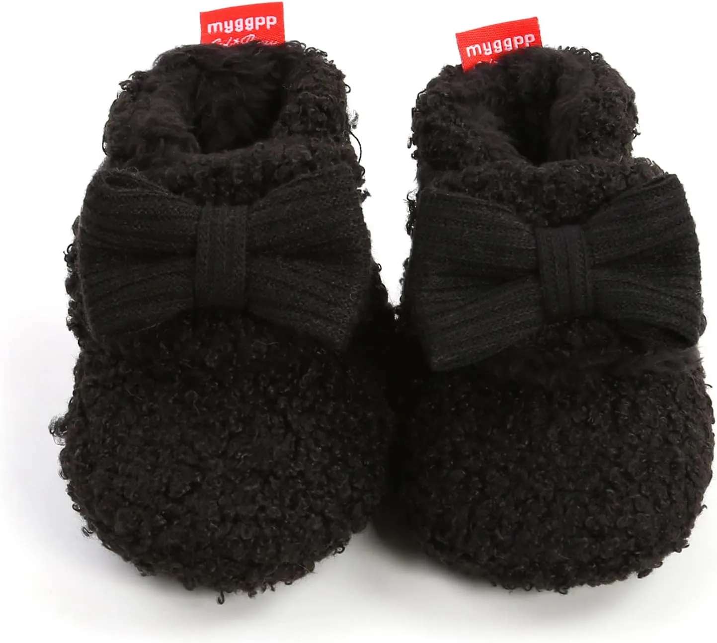 Christmas Newborn Baby Cozy Fleece Booties Winter Sock Shoes Soft Sole Stay On Infant First Walking Shoes
