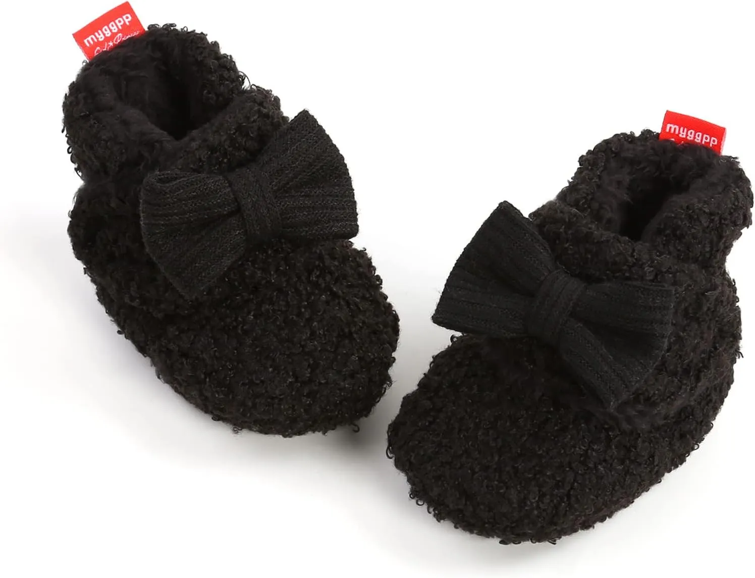 Christmas Newborn Baby Cozy Fleece Booties Winter Sock Shoes Soft Sole Stay On Infant First Walking Shoes