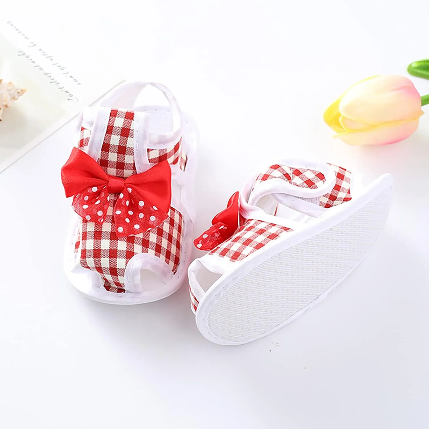 EnJoCho Children Sneakers Baby Girls Boys Non-Slip Soft Sole Toddler Shoes Infant Toddler First Walkers Shoes Princess