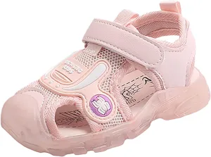 Fashion Light On LED Baby Shoes Casual Children Shoes Girls Sandals Soft Sole Kids Beach Shoes Girl Sandal
