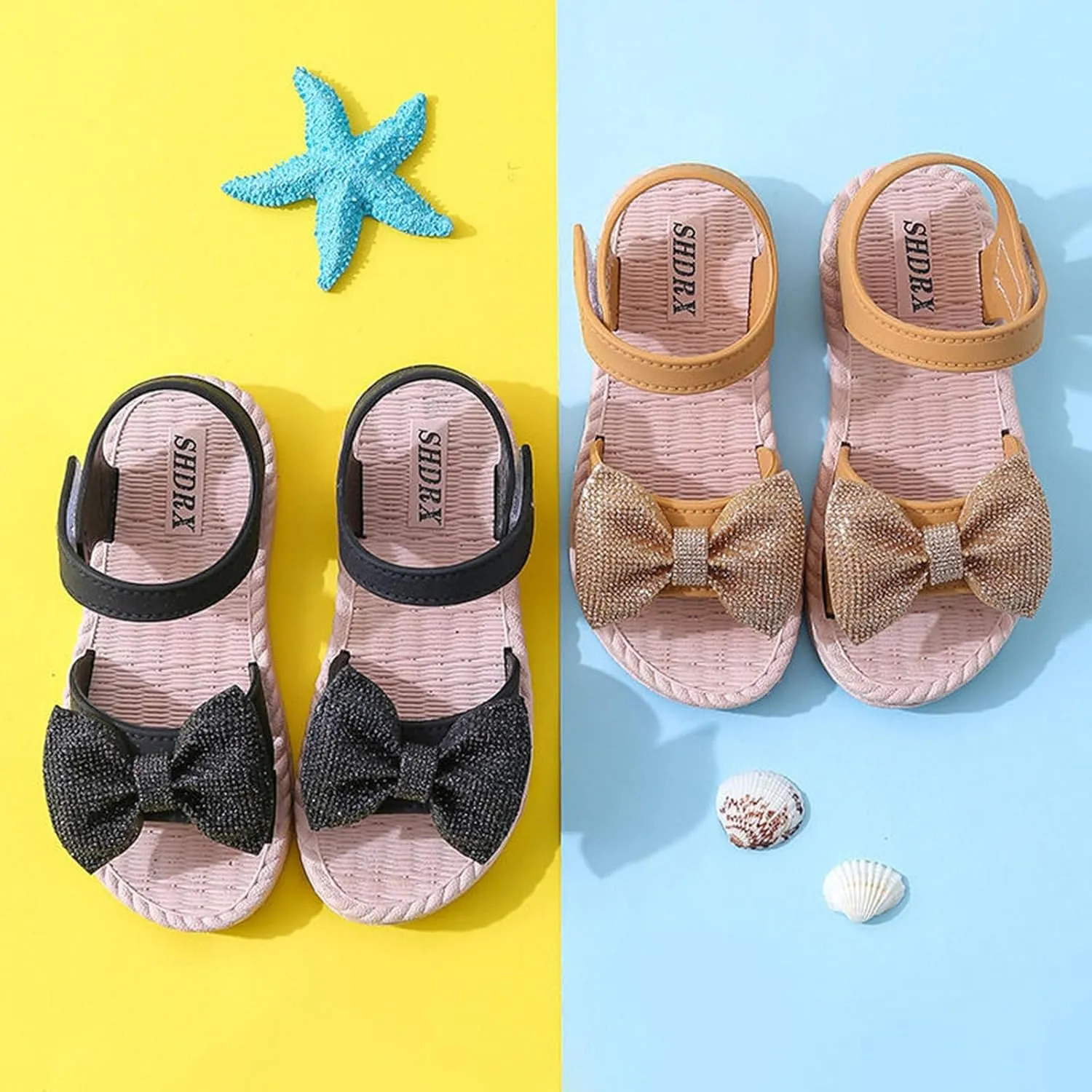 Girl Sandals Toddler Kids Infant Girls Soild Bowknot Princress Shoes Soft Sole Non Slip First Prewalker Beach Shoes Sandals